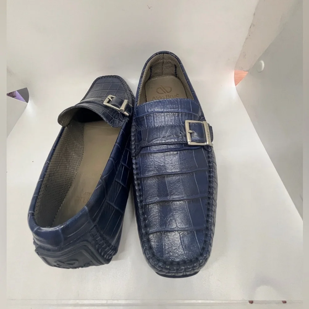 Aldo Brue Men's Navy Loafers size 40